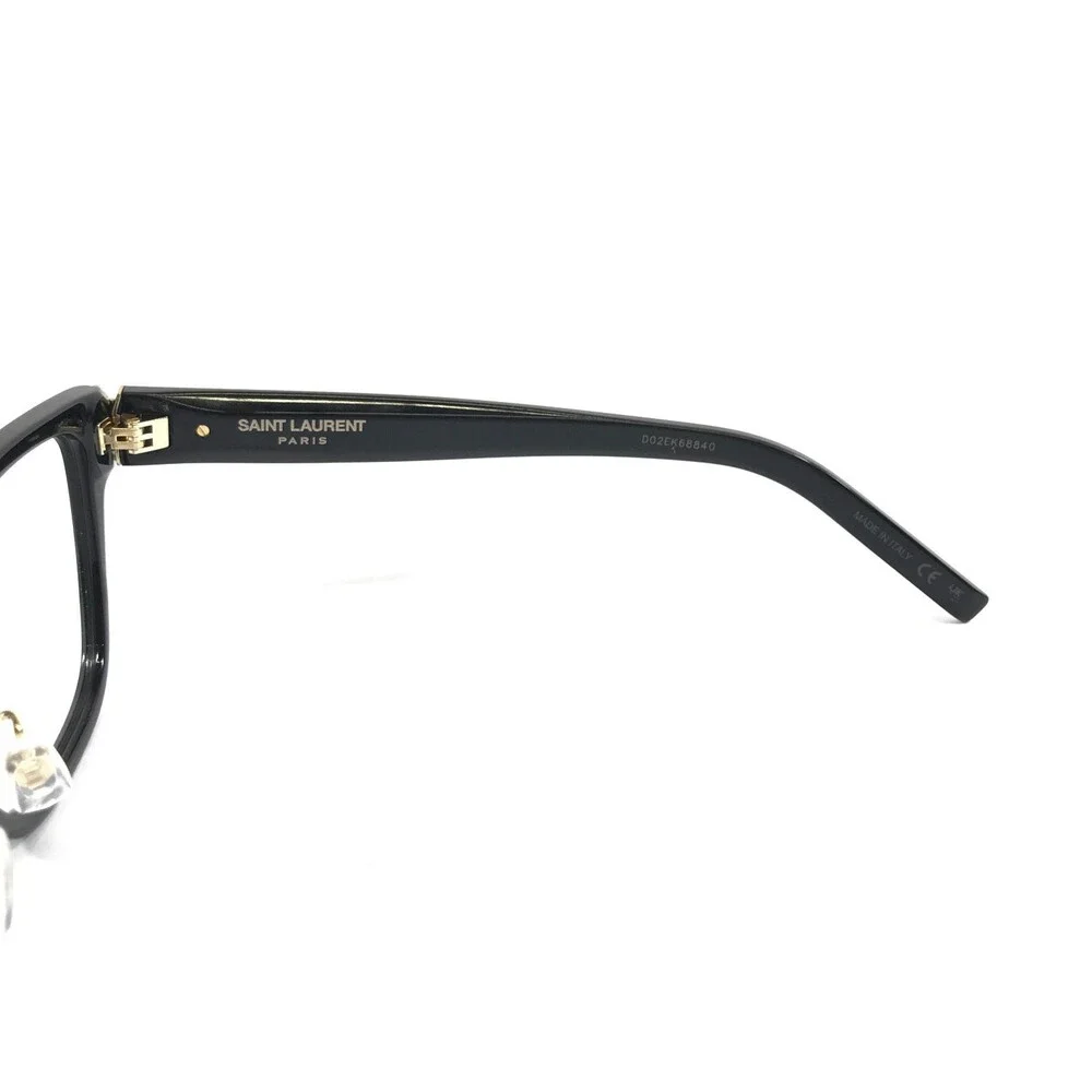 Saint Laurent Eyeglasses Frames SL M158/F 001 Shiny Black Cat Eye 54-19-145